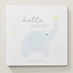 📸 Indigobaby // Hello World Baby Memory Book